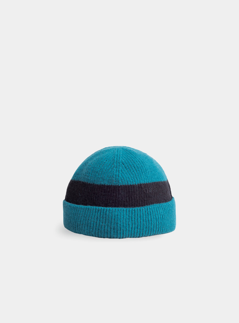 Knitted stripes beanie hat