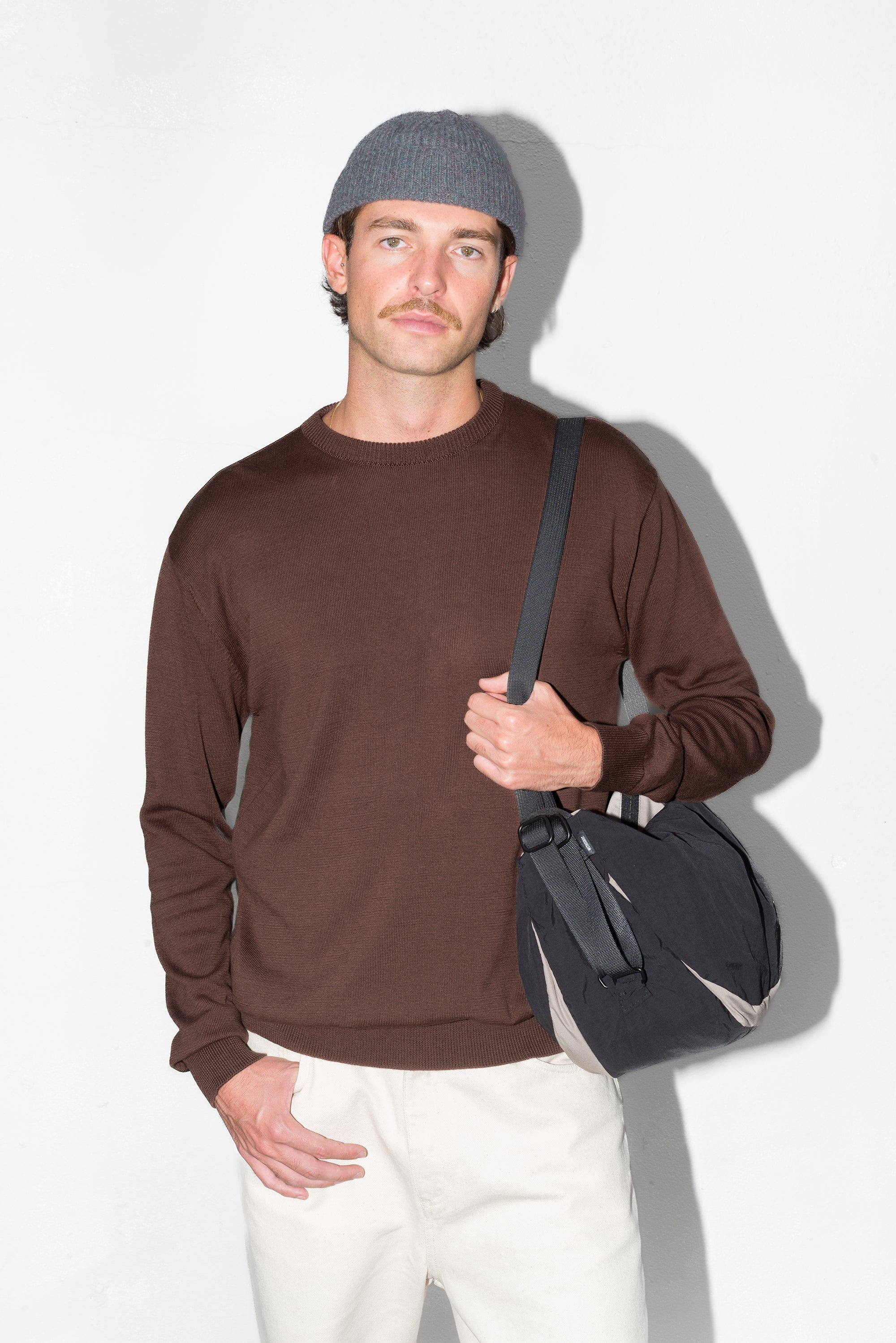 Recycled convertible shoulder bag