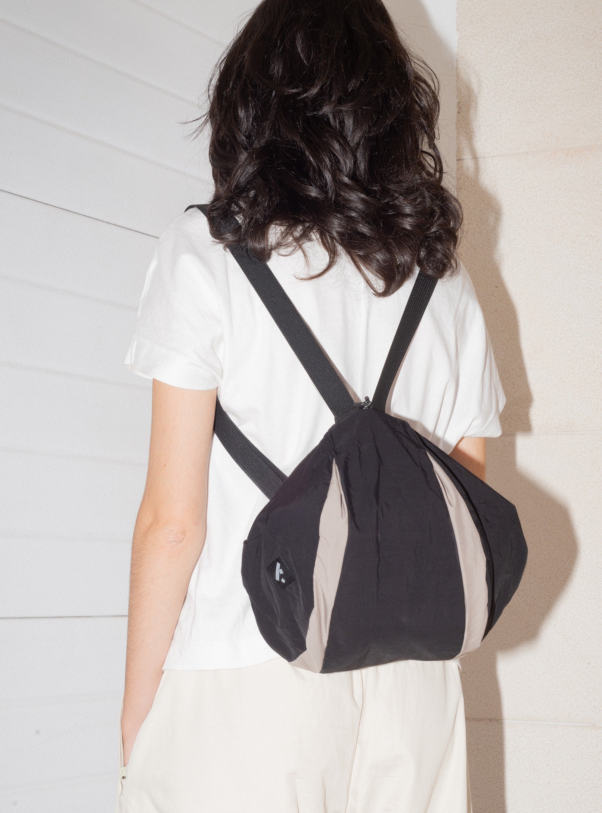 Recycled convertible shoulder bag