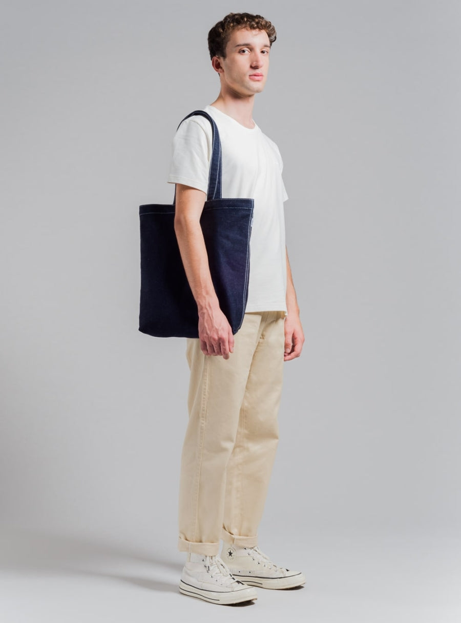 Denim tote bag
