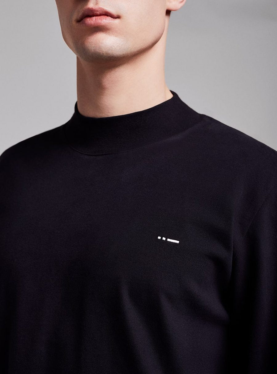 Mock neck long sleeve