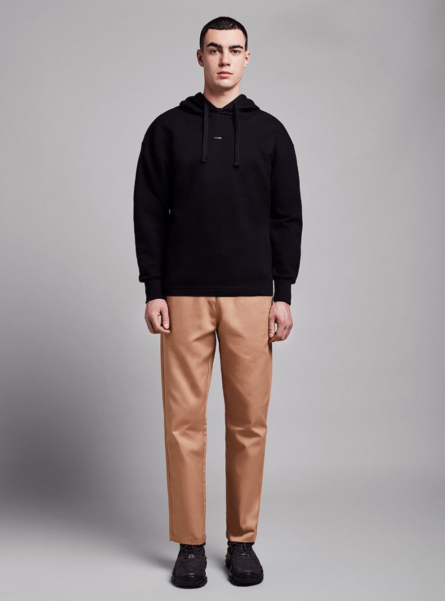 Piqué hoodie