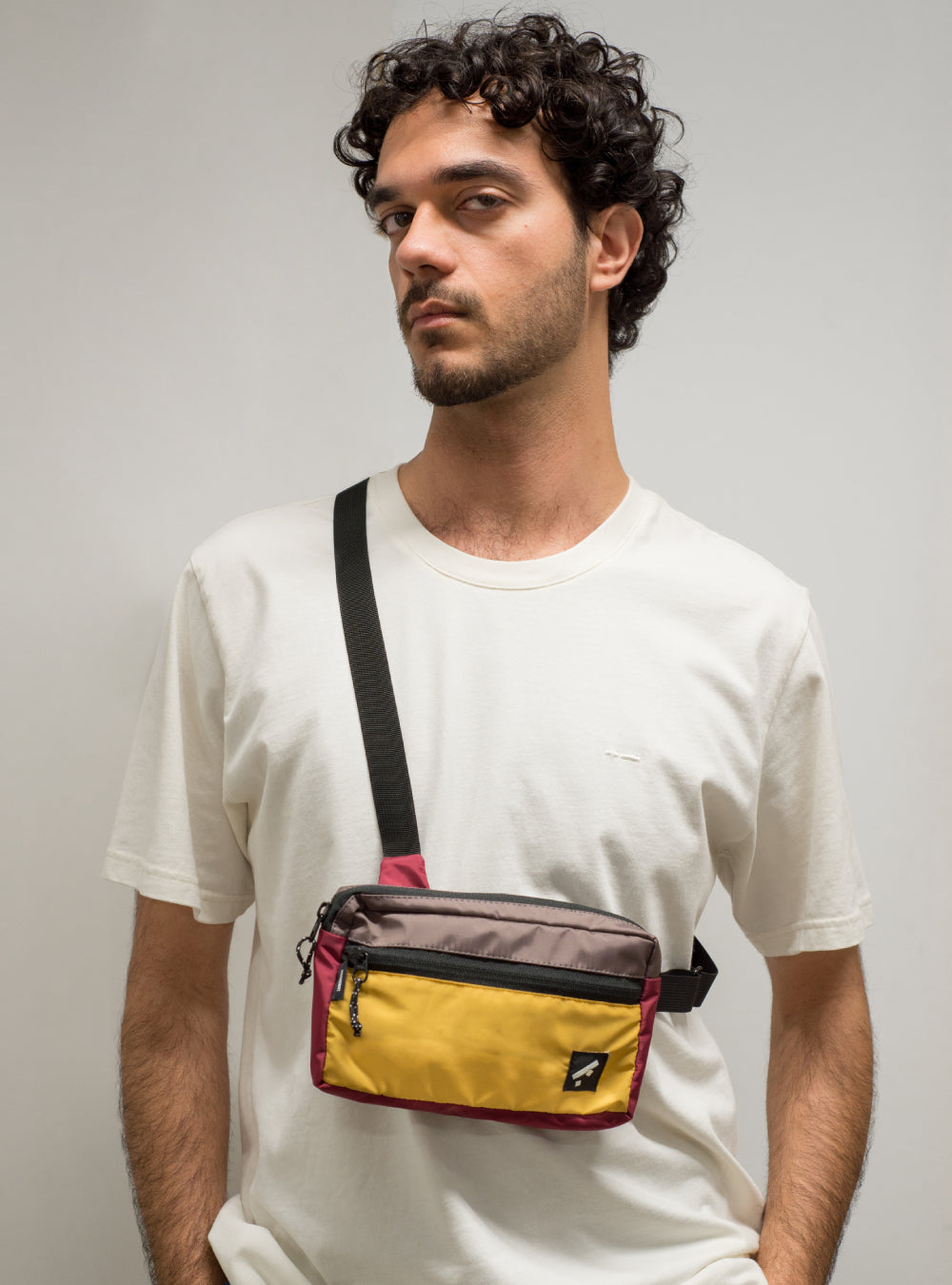 Recycled crossbody bag