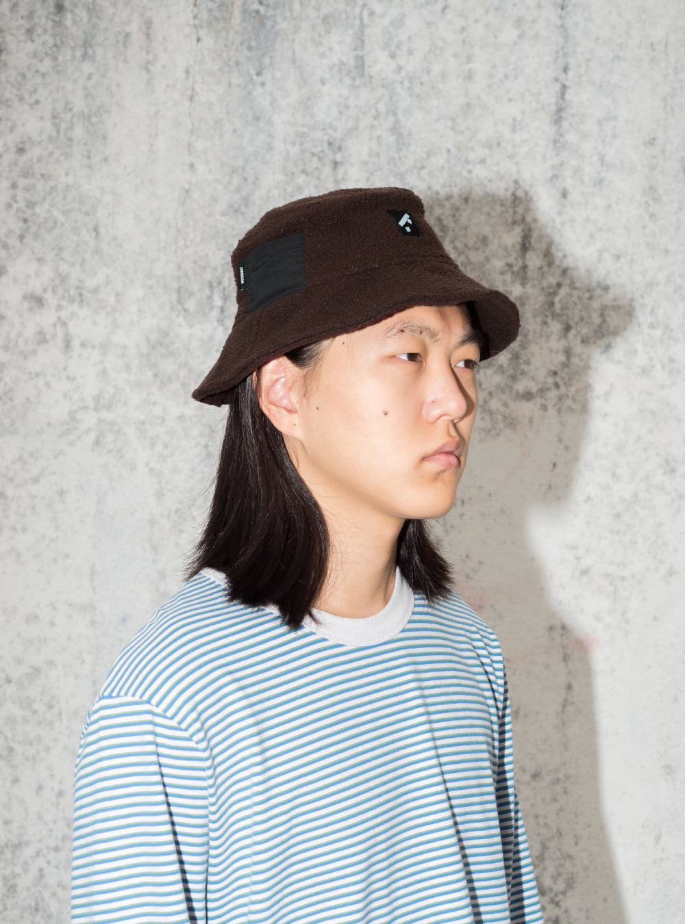 Recycled fleece bucket hat