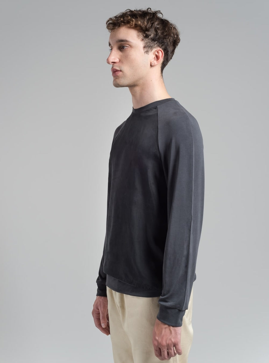 Cupro sweatshirt